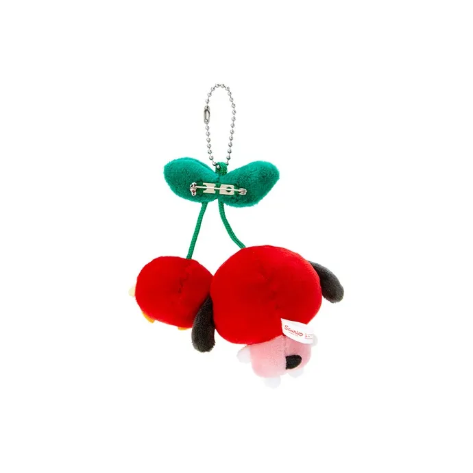 Sanrio Pochacco Cherry Styling Dolls Plush Pendant 9.5cm Height-1