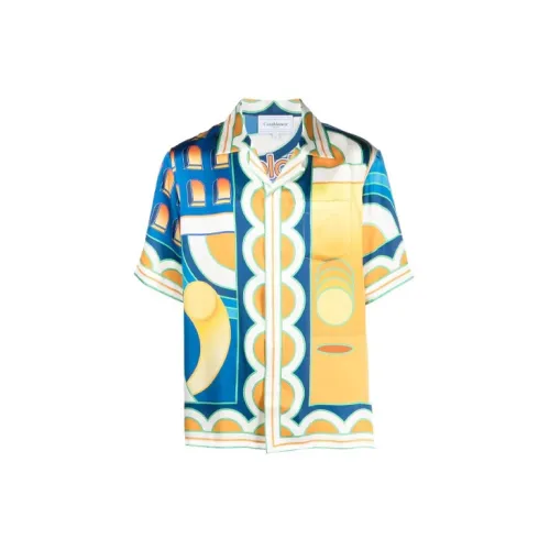 CASABLANCA Paysage Print Shirt