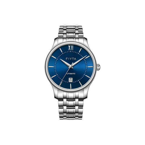FIYTA 오토매틱 메커니컬 무브먼트 남성 중국 시계 40mm*40mm*11.5mm 블루