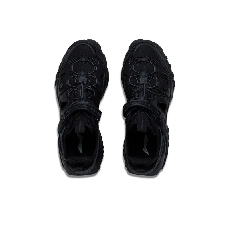 LiNing Linchuan V2 Linian V2 Anti Slip Wear Resistant Low Top Sports Casual Shoes Men's Black-3