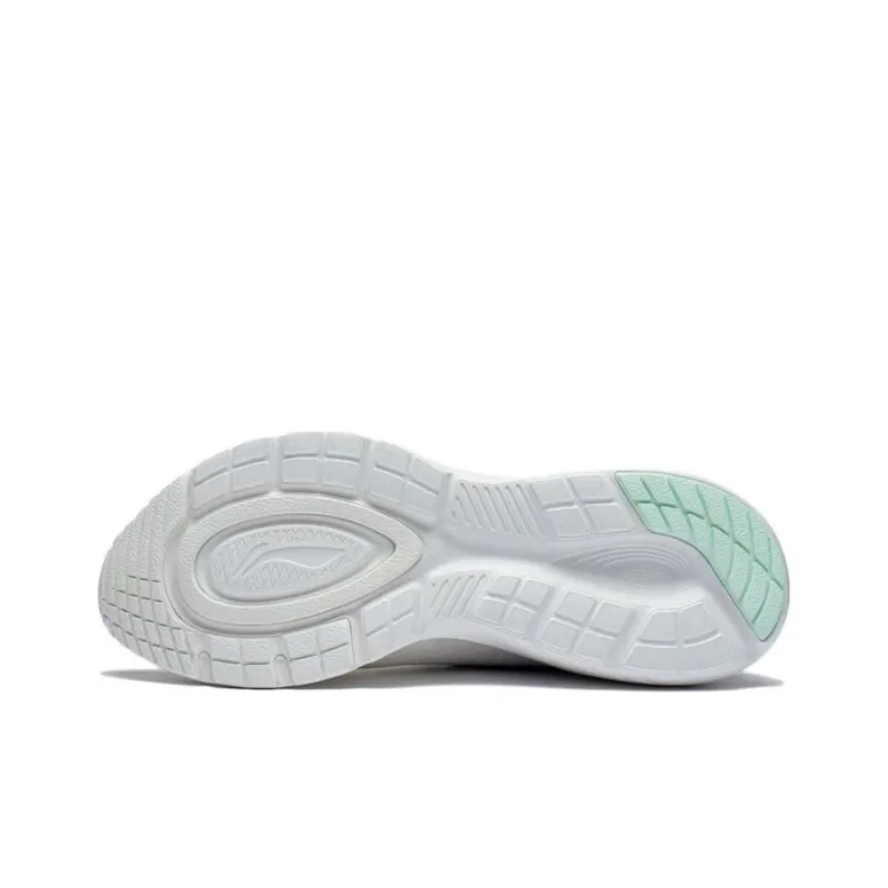 LiNing YunQue Slip Resistant Cushioning Wear Resistant Low Top Running Shoes Women's White Purple-4