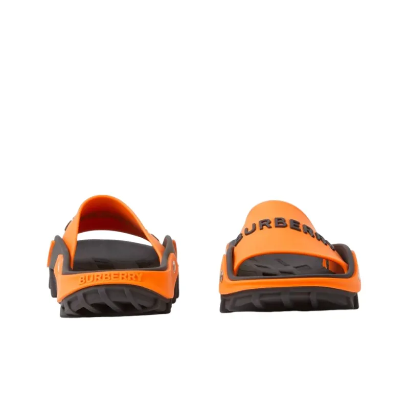 Burberry Bucklow Slide Black Orange-3