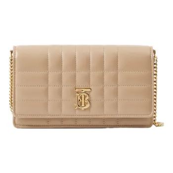 Burberry Lola Bag Sheepskin Lona Handheld Shoulder Bag, Crossbody Bag Women's Buy Beige