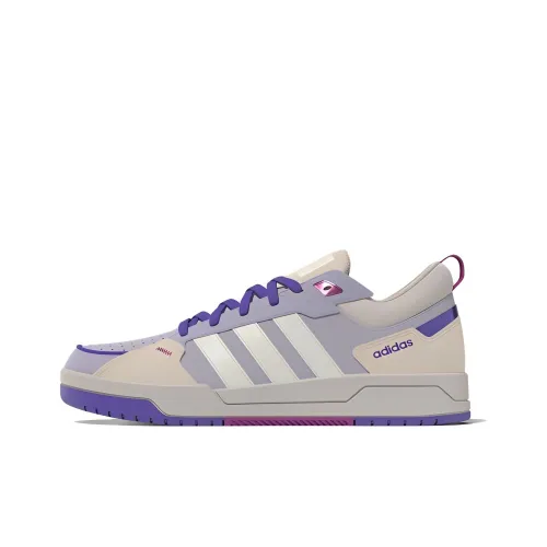 Adidas Neo 100DB Skateboard Shoes Women's Low-Top Purple/Beige