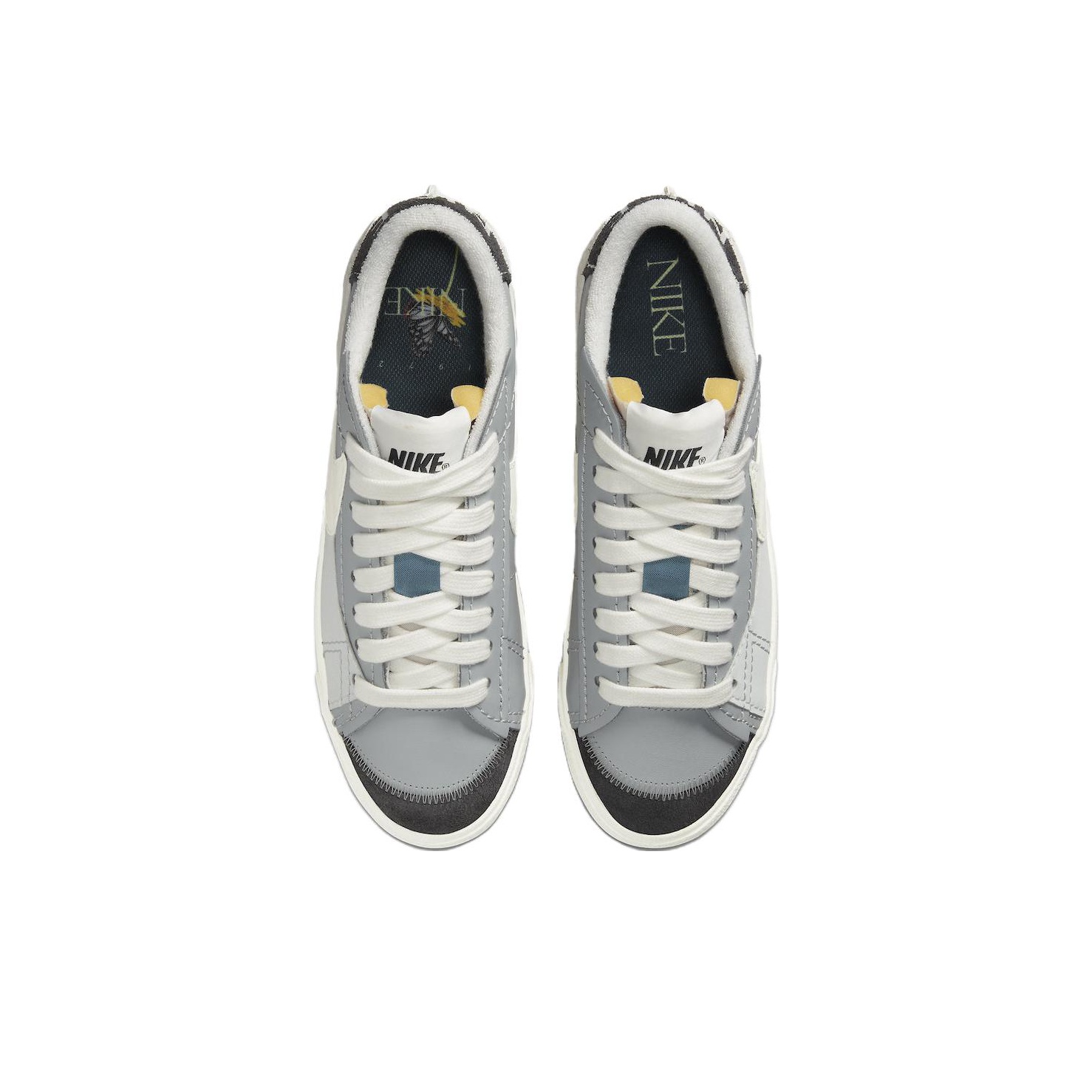 nike blazer low gray
