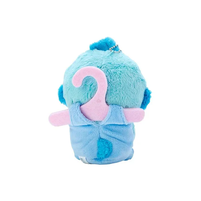 Sanrio Half Fisherman Summer Drying Collection Strange Fish Dolls Plush Pendant 10cm Height-1