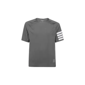 THOM BROWNE 4 Bar Striped Crewneck T Shirt