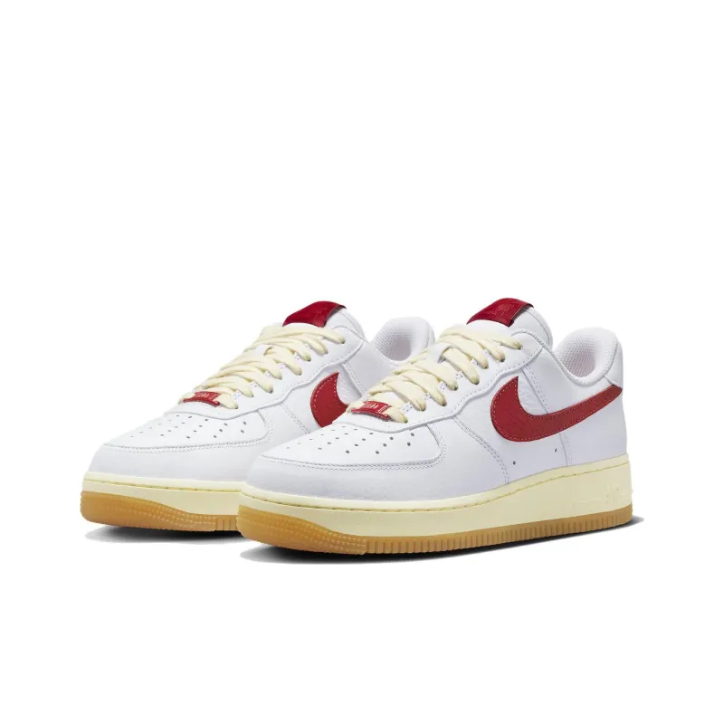 Nike Air Force 1 '07 'White Red Gum' Women's-2