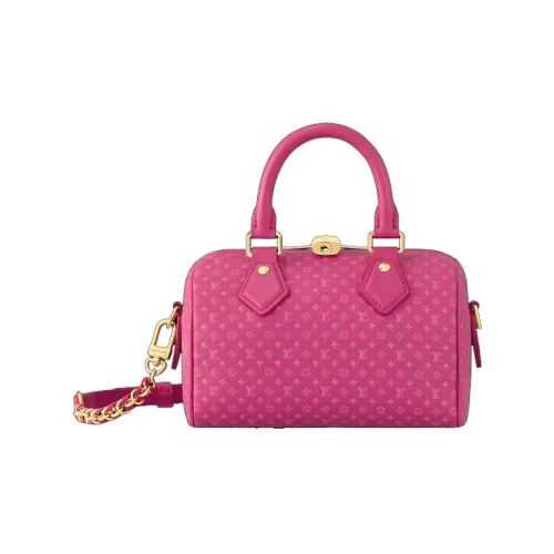 LOUIS VUITTON Speedy Calfskin Pillow Bag Handbag Shoulder Bag Crossbody Bag Women's Pink