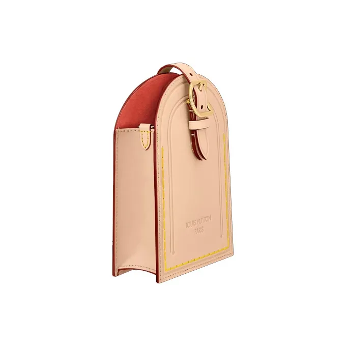 LOUIS VUITTON Name Tag Xl Clutch Natural-1