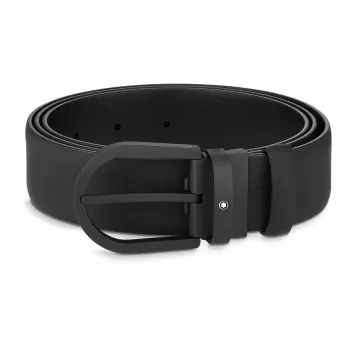MONTBLANC Horseshoe buckle Leather Belt