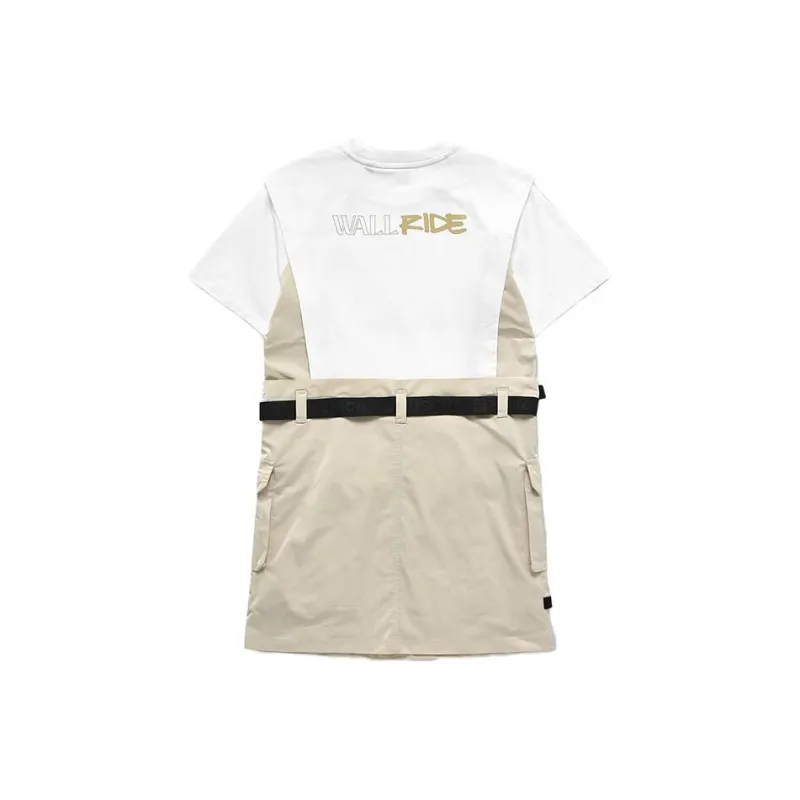 FILA FUSION Short Sleeved Dresses Women's White-1