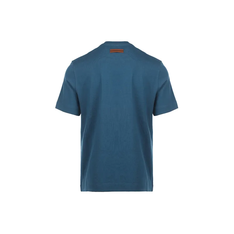 Ermenegildo Zegna T Shirts Men Blue-1