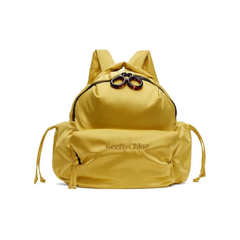 See By Chloe Tilly Twill Backpack Women's Yellow-0