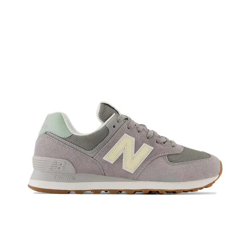 New Balance 574 Slate Grey Dawn Glow Women's-1