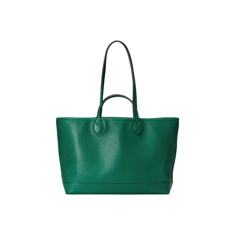 GUCCI Ophidia Leather Tote Bag Shopping Bag Handbag Medium Size Women's Green-3