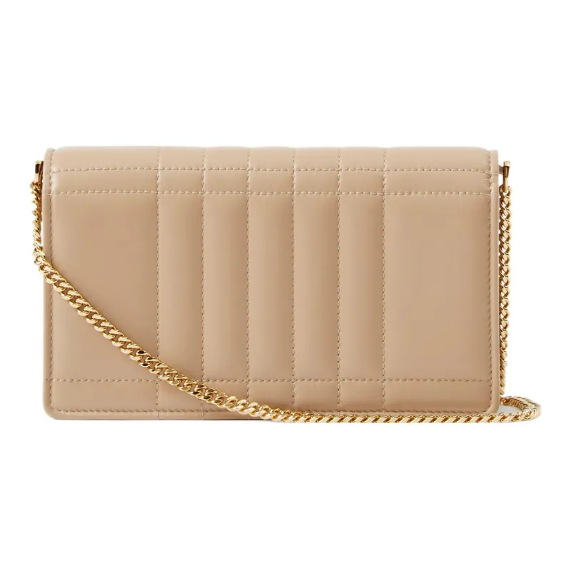 Burberry Lola Bag Sheepskin Lona Handheld Shoulder Bag, Crossbody Bag Women's Buy Beige-2