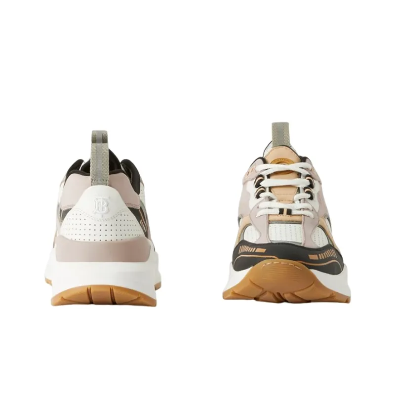 Burberry Low Top Sports Casual Shoes Women's White Nude-3
