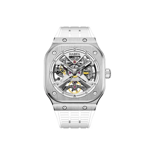 HaofaTourbillon Automatic Mechanical Movement Watch Men's Watches Cut Out Dial 1961 B