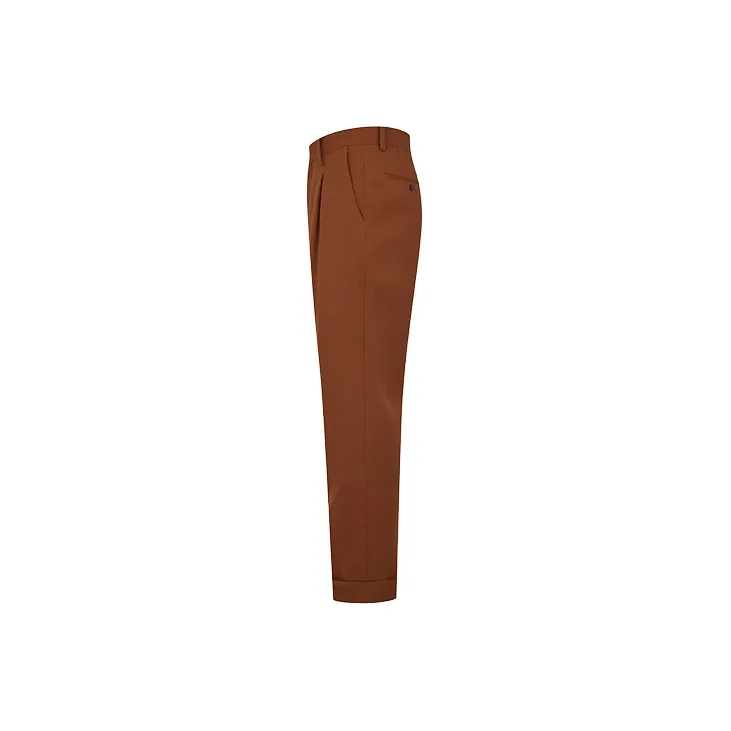 RARE Suit Trousers Men Khaki-2