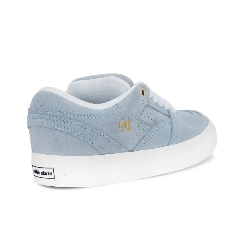 Ollieskate Bright Durable Breathable Low Top Skateboard Shoes Unisex Ice Blue-3
