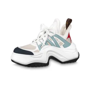 LOUIS VUITTON Archlight 2.0 Platform Sneakers 'White Beige Blue' Women's
