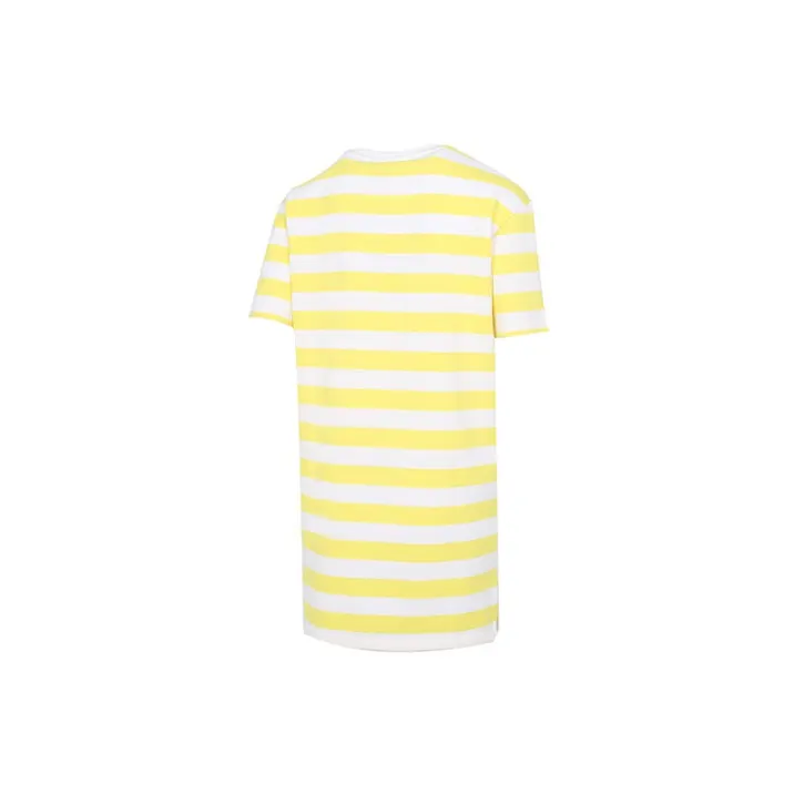 PUMA Short-Sleeved Dresses Women's Yellow White-1