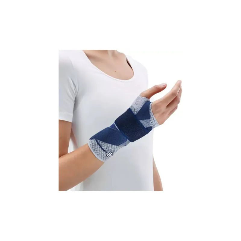 BAUERFEIND Basketball Wristbands Protective Silver Titanium Gray-3