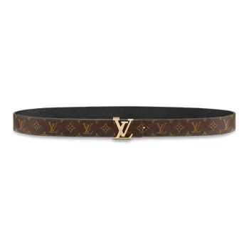 LOUIS VUITTON Leather Belts Women's Width 2.5cm