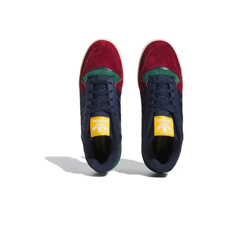 Adidas Forum Exhibit Low 2.0 Collegiate Navy Burgundy Green-4