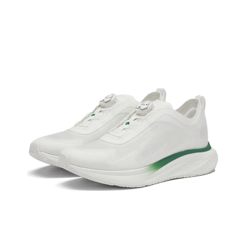 DESCENTE Enerzite Cushioning And Breathable Low Top Casual Running Shoes Men's White-2