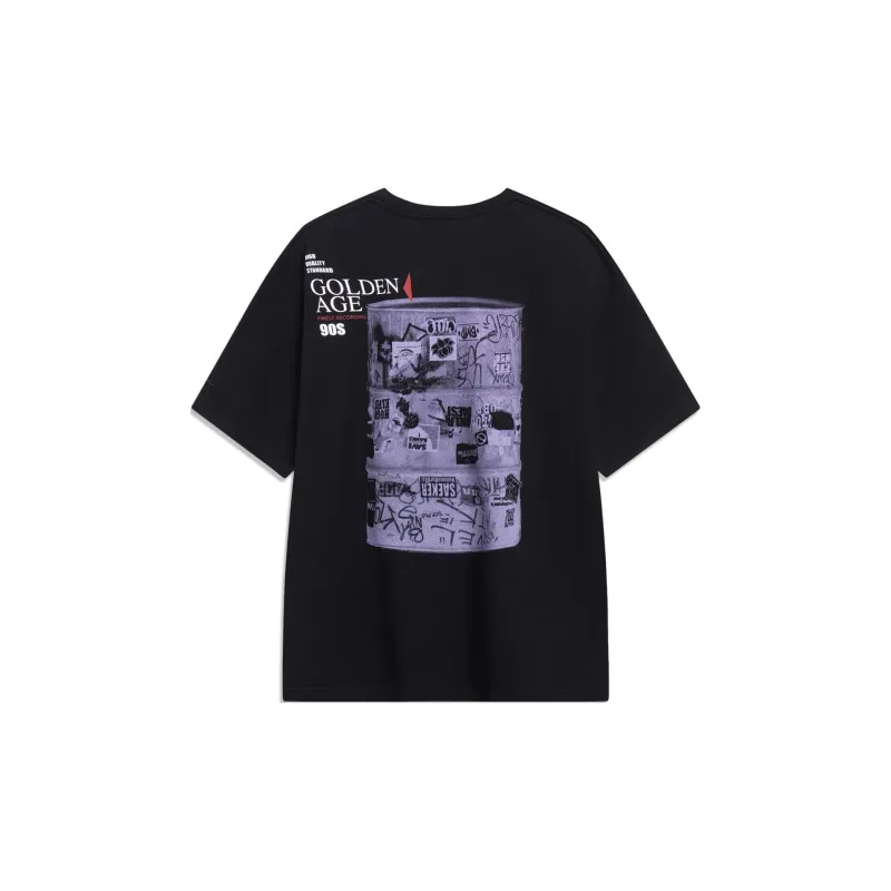 LiNing T Shirts Unisex Black-1