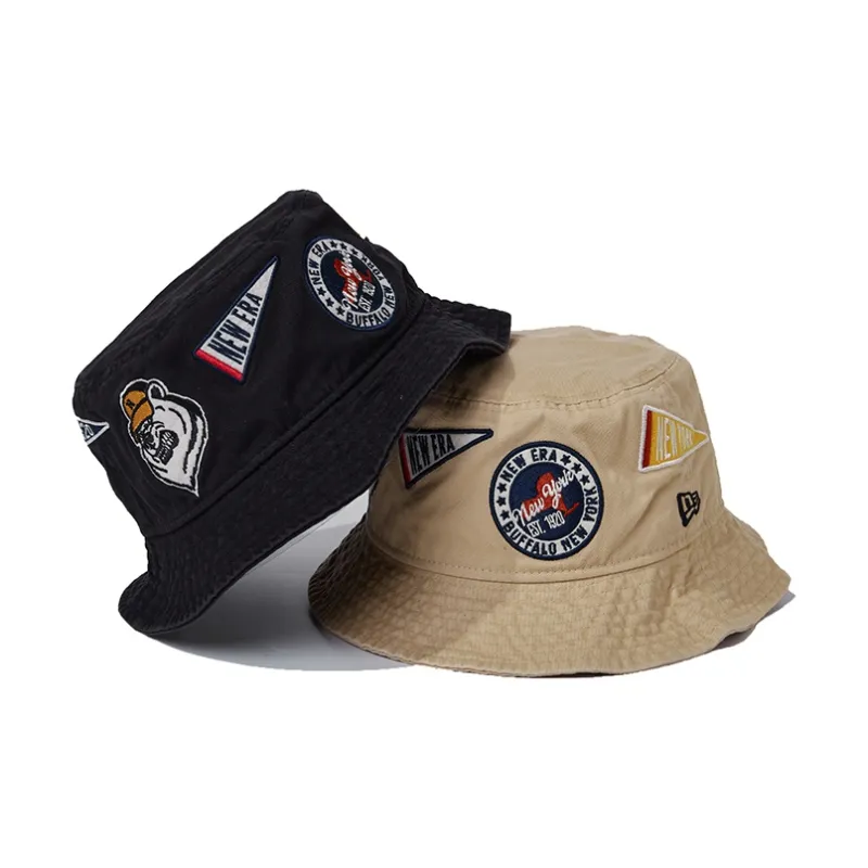 New Era Bucket Hats Unisex Khaki-7