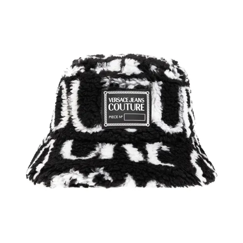 VERSACE JEANS COUTURE Bucket Hats Unisex Black/White