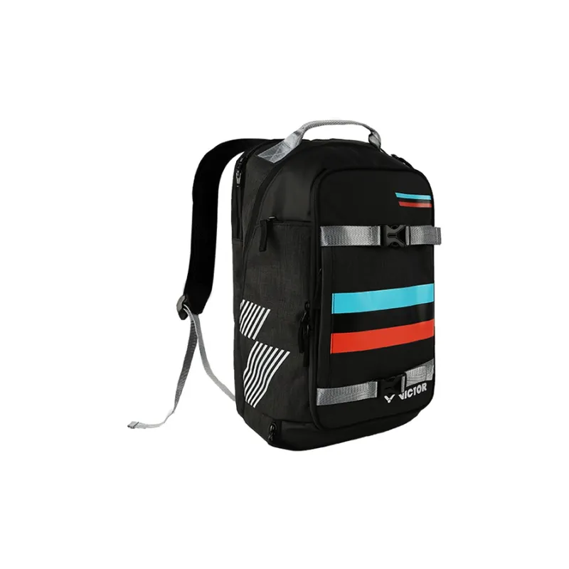VICTOR Badminton Racket Bags 2 Pcs Pack Casual Backpack Black Unisex-0