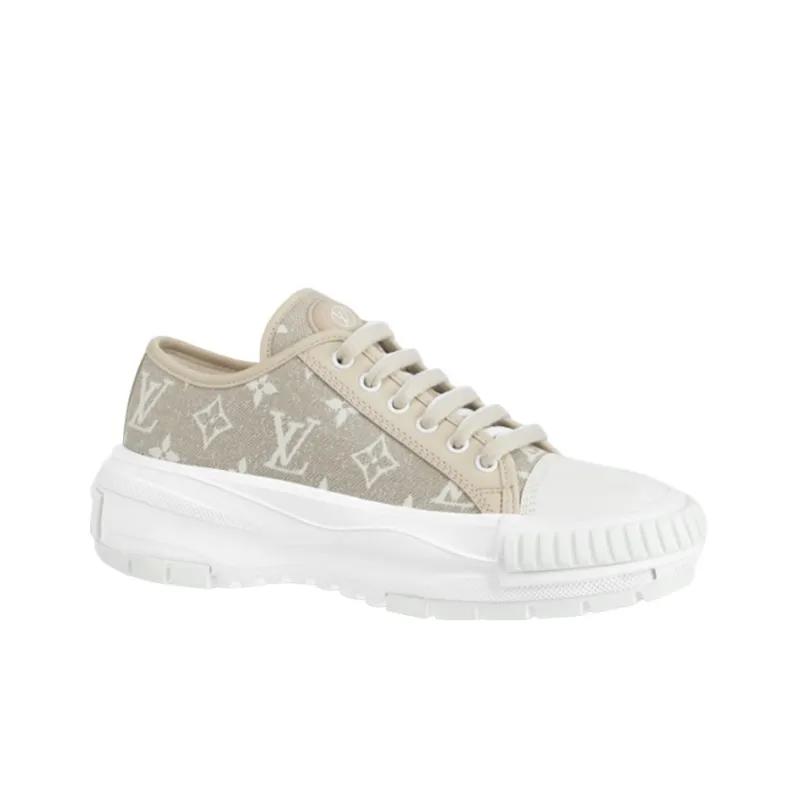 LOUIS VUITTON Squad Sneakers 'Beige Monogram' Women's-1
