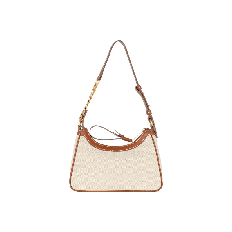 BALMAIN B ARMY Calfskin Patchwork Canvas Bag, Handbag, Shoulder Bag Women's-2