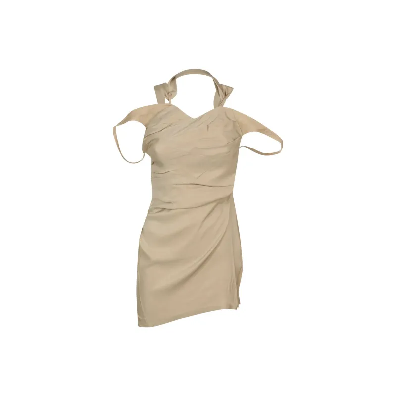 Jacquemus Sleeveless Dresses Women's Khaki-1
