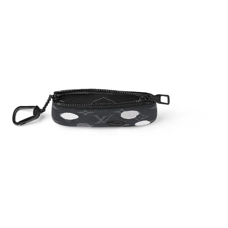 LOUIS VUITTON X Yayoi Kusama Pochette Cle Monogram Eclipse Black/Silver-3