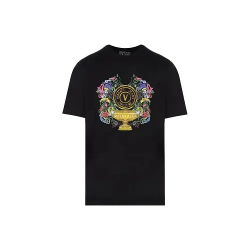 VERSACE JEANS COUTURE T-Shirts Men Black