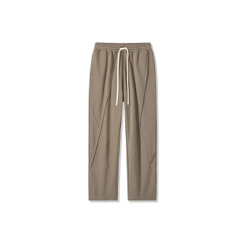 Lilbetter Knit Sweatpants Men Brown