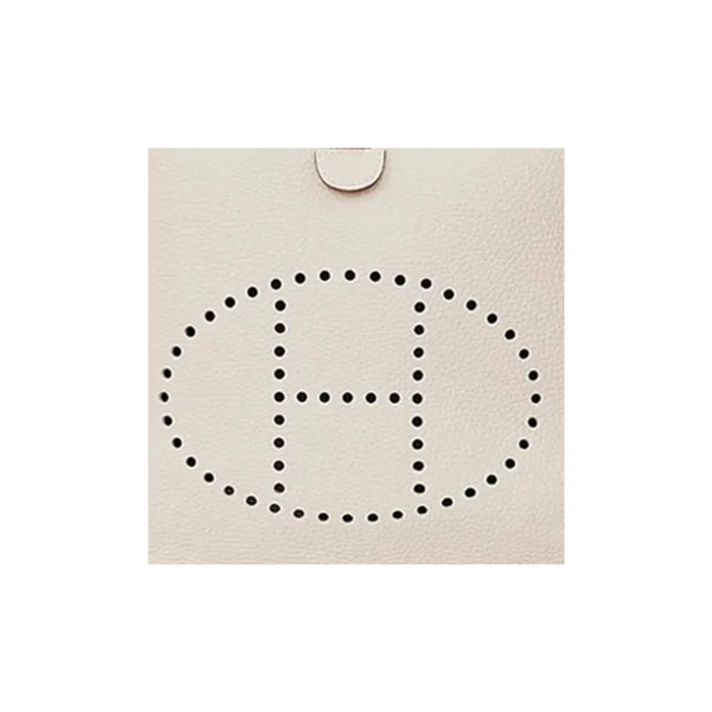 HERMES Evelyne Large Size Milkshake White-3