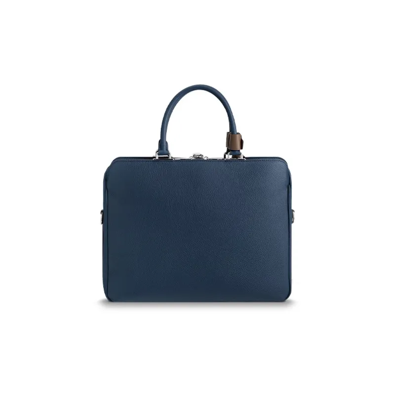 LOUIS VUITTON ARMAND Cow Leather Briefcase, Shoulder Bag, Crossbody Bag, Handbag Regular Men's Marine Blue-2