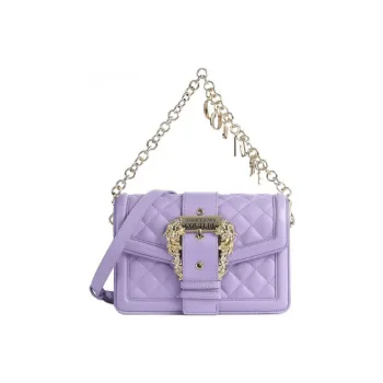 VERSACE JEANS COUTURE Messenger Bag, Shoulder Bag, Crossbody Bag Medium Size Women's Taro Purple