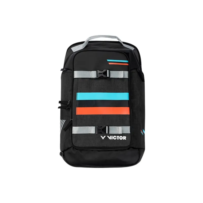 VICTOR Badminton Racket Bags 2 Pcs Pack Casual Backpack Black Unisex-2