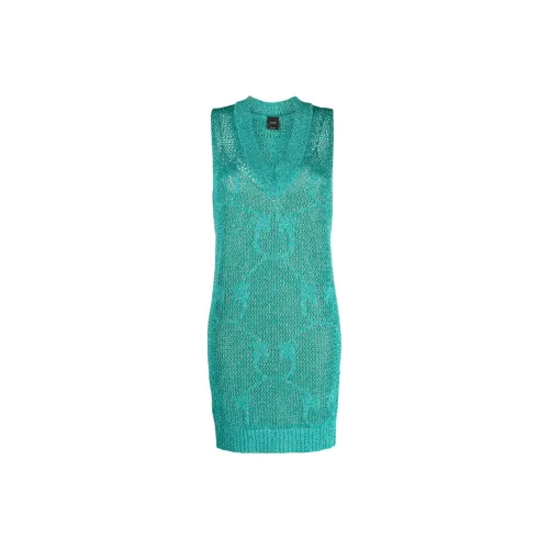 PINKO Sleeveless Dresses Women's Aqua Green