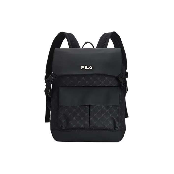 FILA Fabric Laptop Backpack Regular Men's Black-0