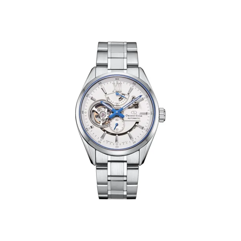 ORIENT STAR Automatic Mechanical Movement Stainless Steel Strap Watch Men's Watches White Dial RE DWAV0113S00B-0