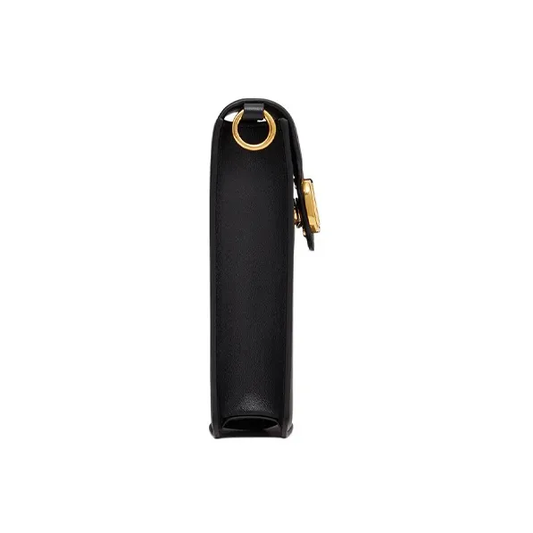 Valentino Locò Calfskin Cell Phone Pouch Women's Black-2