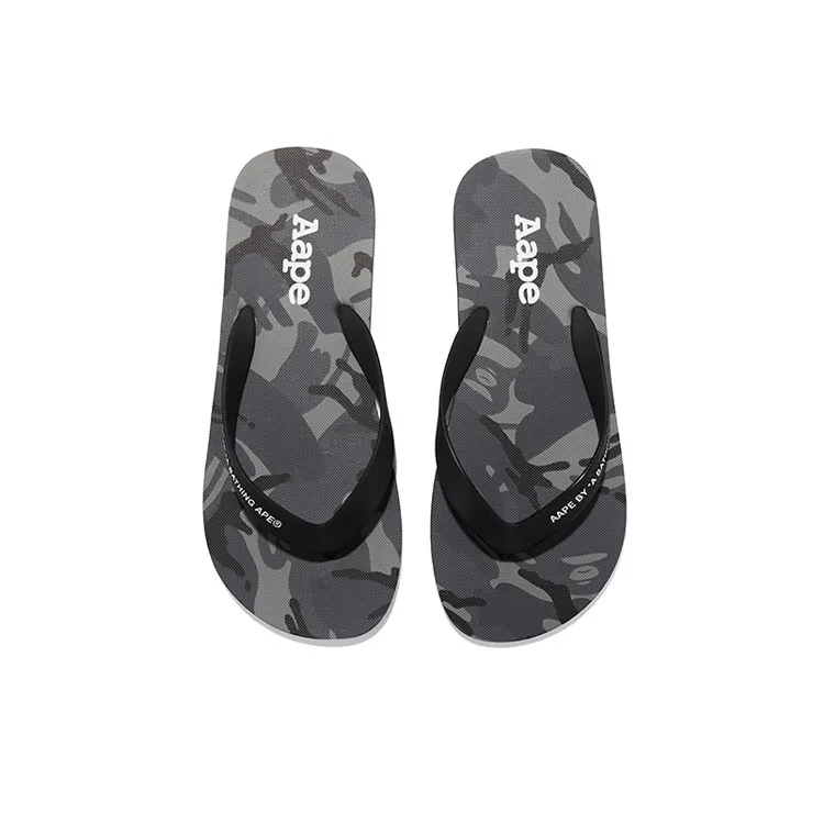 Aape Stylish Sandal Unisex Black Gray-2